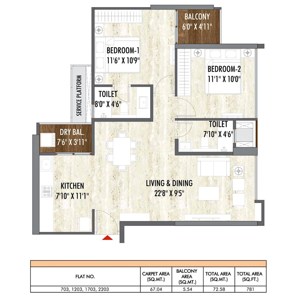 Rahul-Aston-Floor-Plan-Wing-A-781-Sqft
