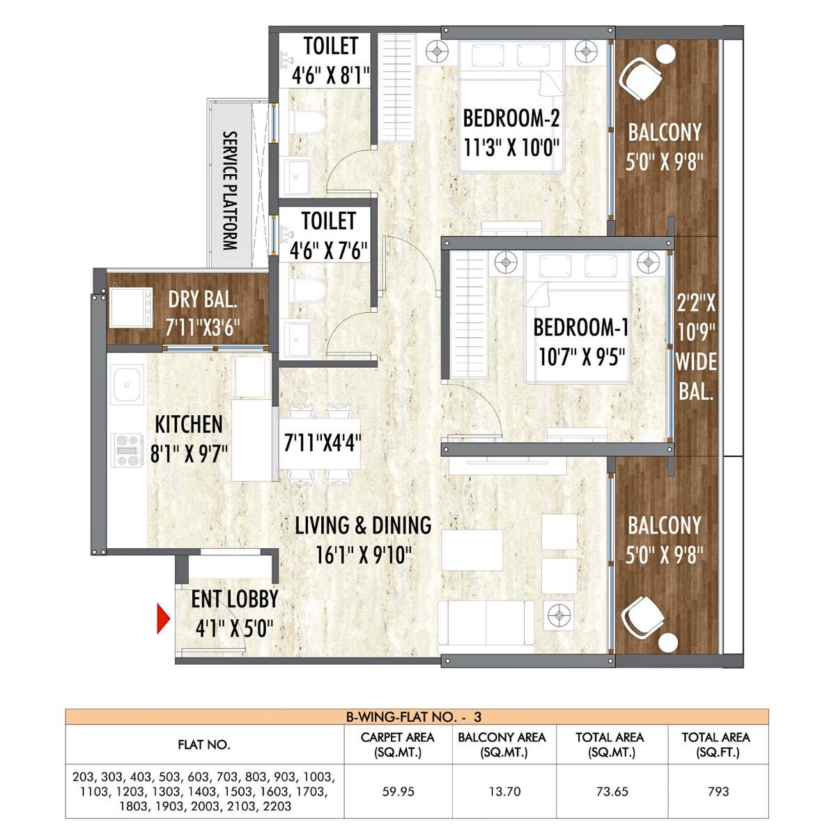 Rahul-Aston-Floor-Plan-Wing-B-793-Sqft