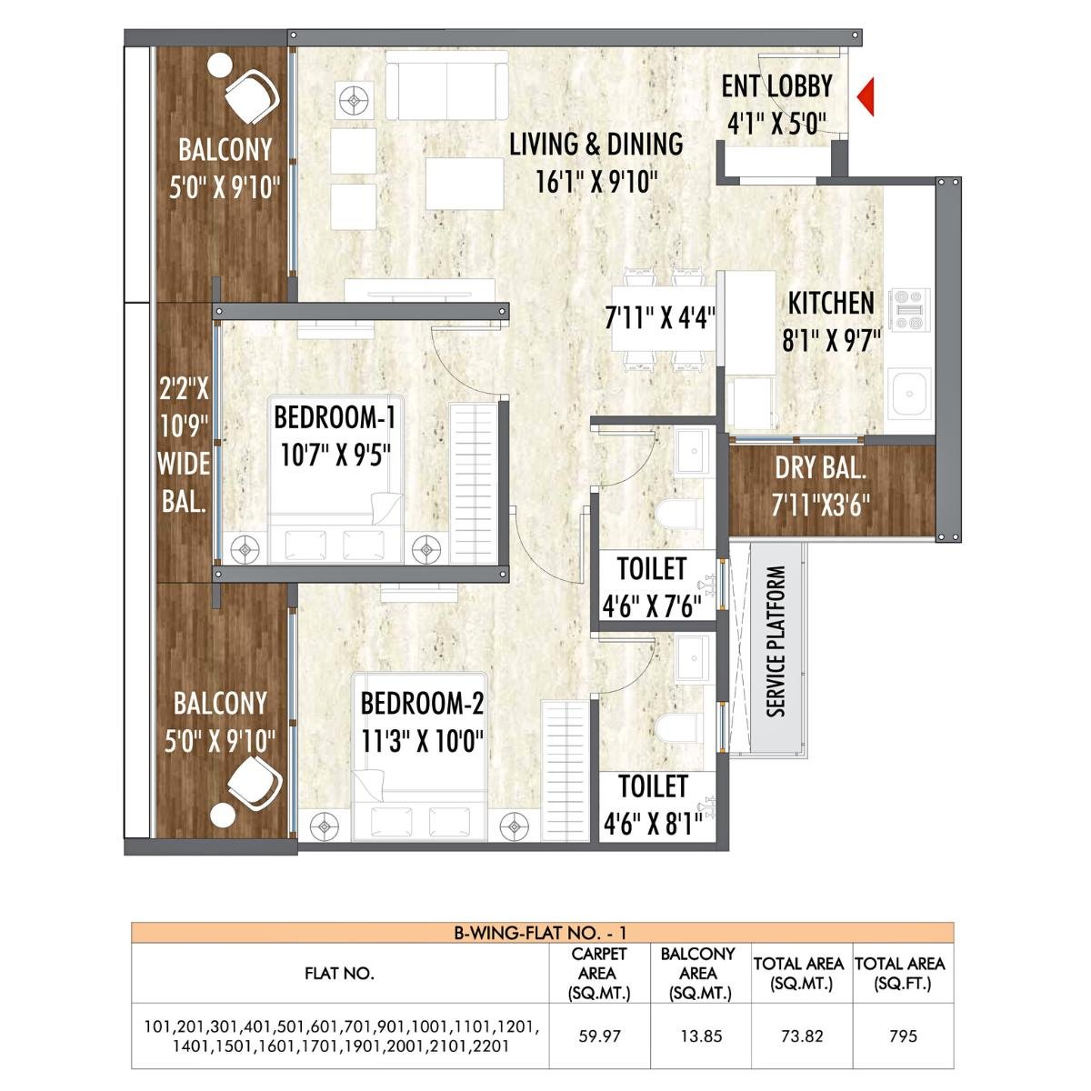 Rahul-Aston-Floor-Plan-Wing-B-795-Sqft