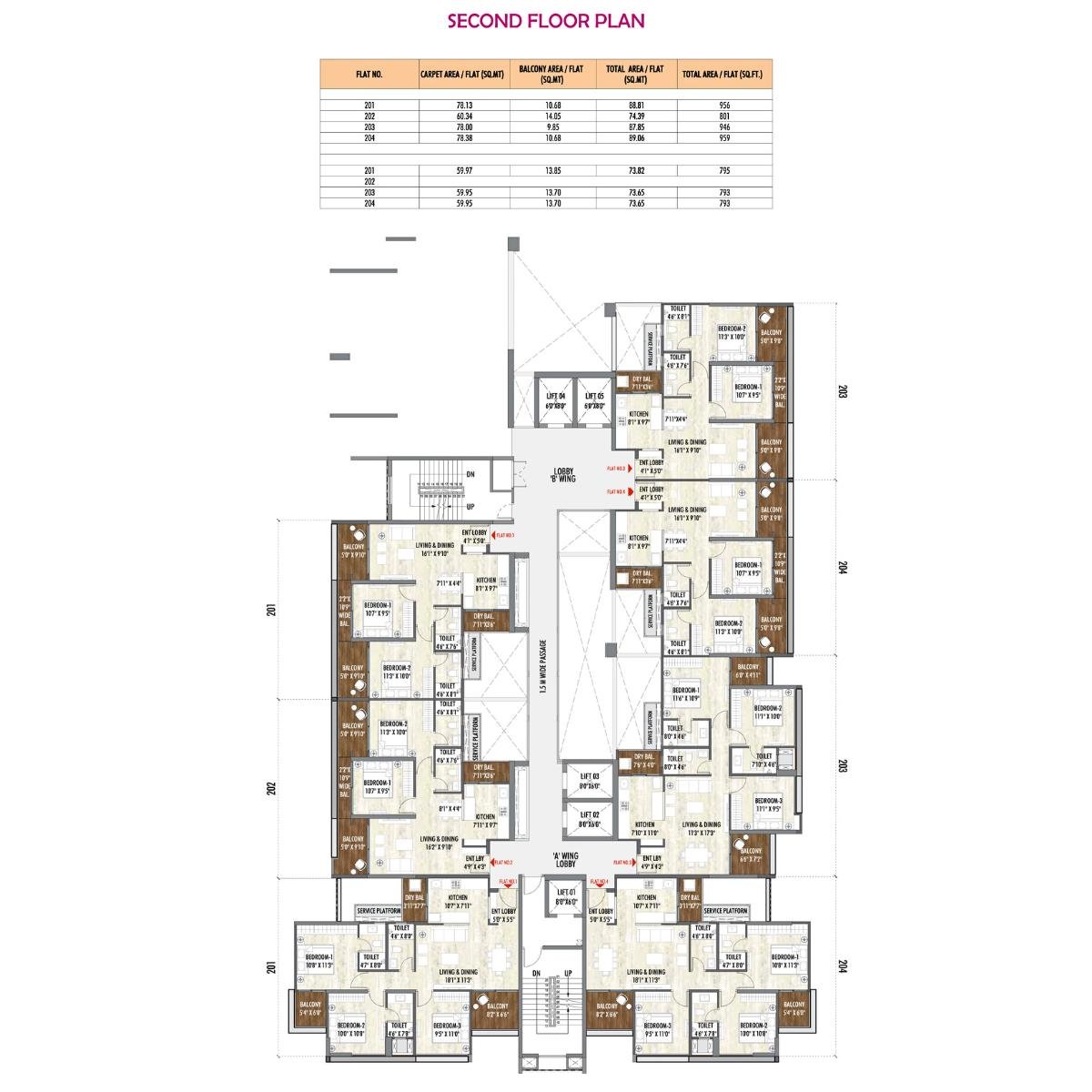 Rahul-Aston-Second-Floor-Plan